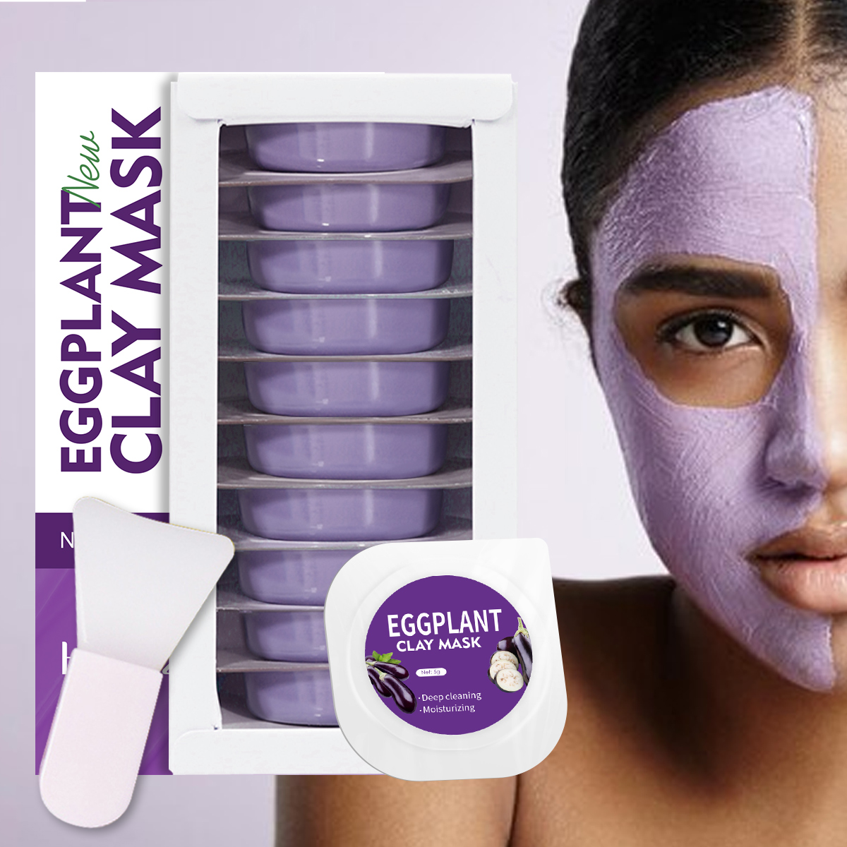 Bentonite Clay Mask - 5g/0,17 uncji * 10 Maska błotna