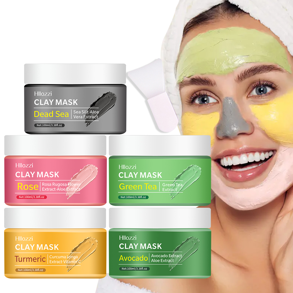 Bentonite Clay Mask - 100ml różowa maska ​​czyszcząca do twarzy