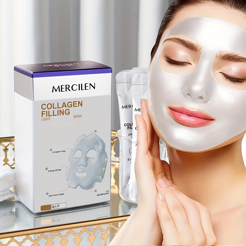 Bentonite Clay Mask - 20 szt. Maseczek do twarzy Mercilen