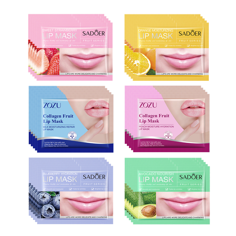 Skincare Collagen - 30 sztuk owoce maska ​​na usta