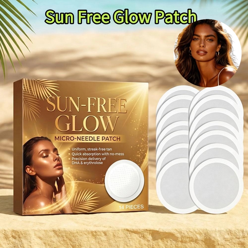 Skincare Glowing - 14 szt. Samoopalające plastry z mikroigłami