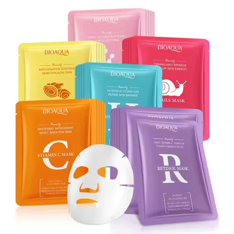 Bentonite Clay Mask - 5 szt. Maseczek do twarzy BIOAQUA