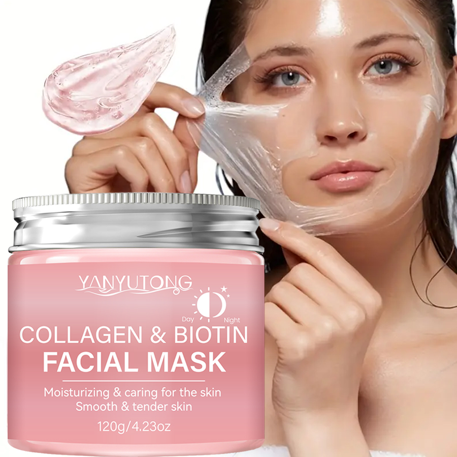 Bentonite Clay Mask - Maska peel-off z kolagenem, maska z