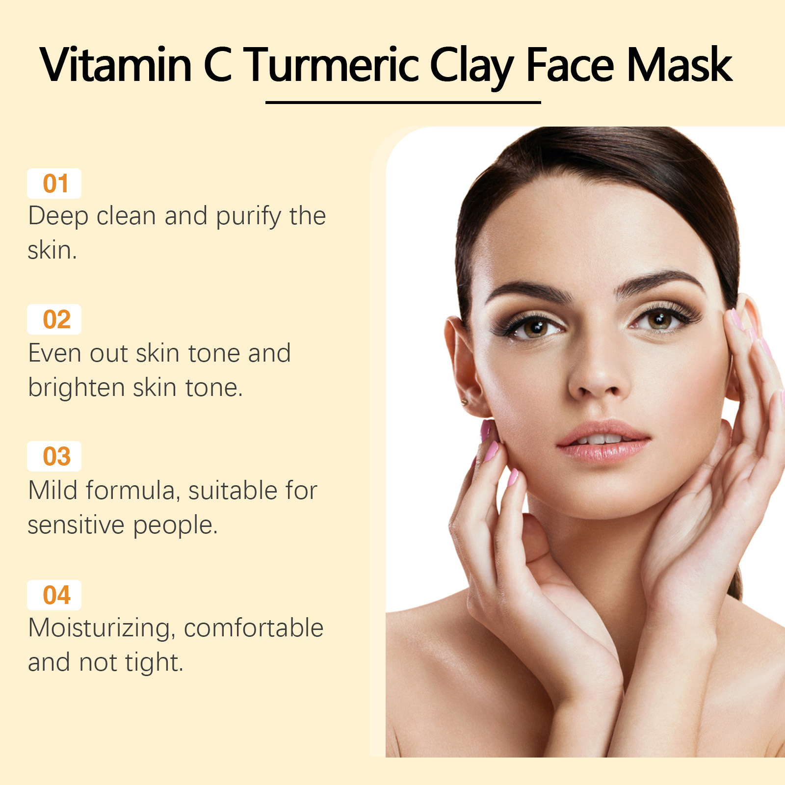 Maska do twarzy z kurkumą i wi – Bentonite Clay Mask recenzja i cena